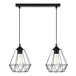 lampa-sufitowa-zyrandol-wiszaca-metal-diament-led