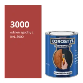 farba-bezposrednio-na-rdze-korostyl-0-7l-polysk-czerwony-ciemny-ral-3000