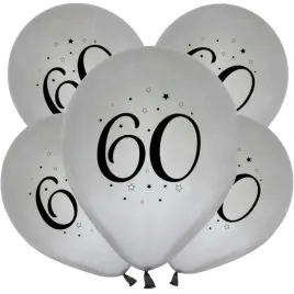 balony-liczba-60-srebrny-godan-12-5-szt