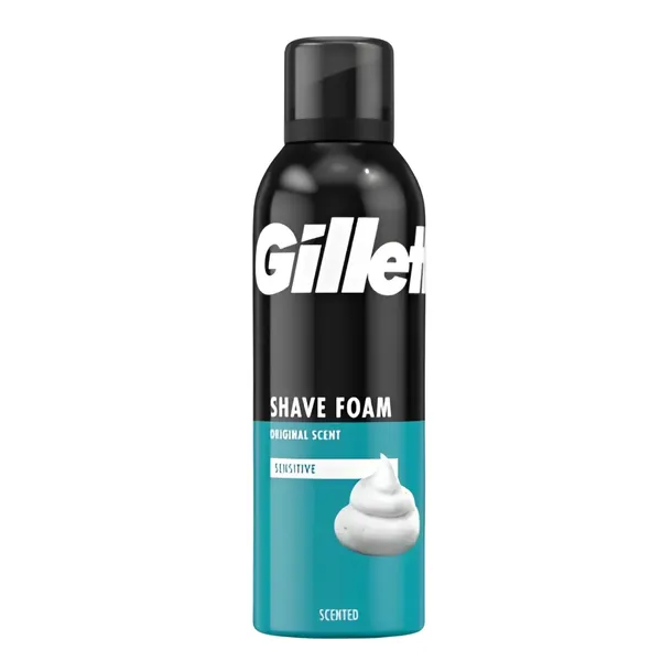 Gillette SENSITIVE  Pianka do golenia dla skóry wrażliwej 200 ml