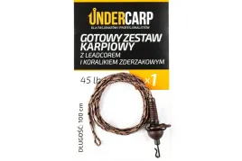 gotowy-zestaw-z-leadcorem-i-koralikiem-zderzakowym-45-lbs-100-cm-brazowy