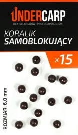 undercarp-koralik-6mm-brazowy-samoblokujacy