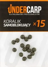 undercarp-koralik-zielony-6mm-samoblokujacy