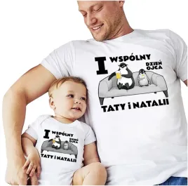 zestaw-koszulka-body-prezent-dla-taty-ojca-pierwszy-dzien-pingwiny-m-imie