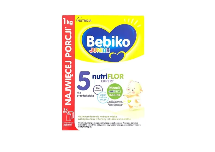 Bebiko, Junior, 5 Nutri Flor, mleko po 36. miesiącu, 1000 g