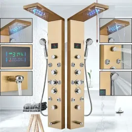 nowoczesny-zloty-panel-prysznicowy-zestaw-deszczownica-kran
