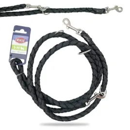 smycz-przepinana-parciana-dla-psa-mocna-linka-spacer-trixie-cavo-s-m-2m-12m