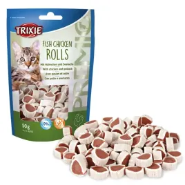 przysmak-smakolyk-dla-kota-krazki-trixie-premio-kurczak-mintaj-50g