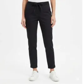 spodnie-damskie-stefanel-materialowe-chino-z-ozdobnym-pasem