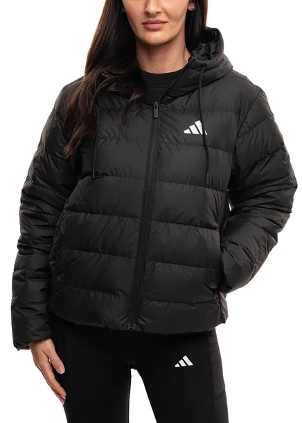 Kurtka Zimowa Damska adidas z Kapturem Puchowa Ciepła CLIMAWARM roz. L