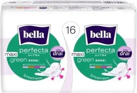 bella-podpaski-supercienkie-perfecta-ultra-maxi-green-2x8
