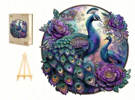 puzzle-drewniane-duze-290-elementow-piekne-pawie-w-drewnianym-pudelku