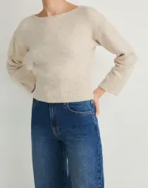 tw15801-sweter-bezowy-damski-sciagacz-dlugi-rekaw-18-l