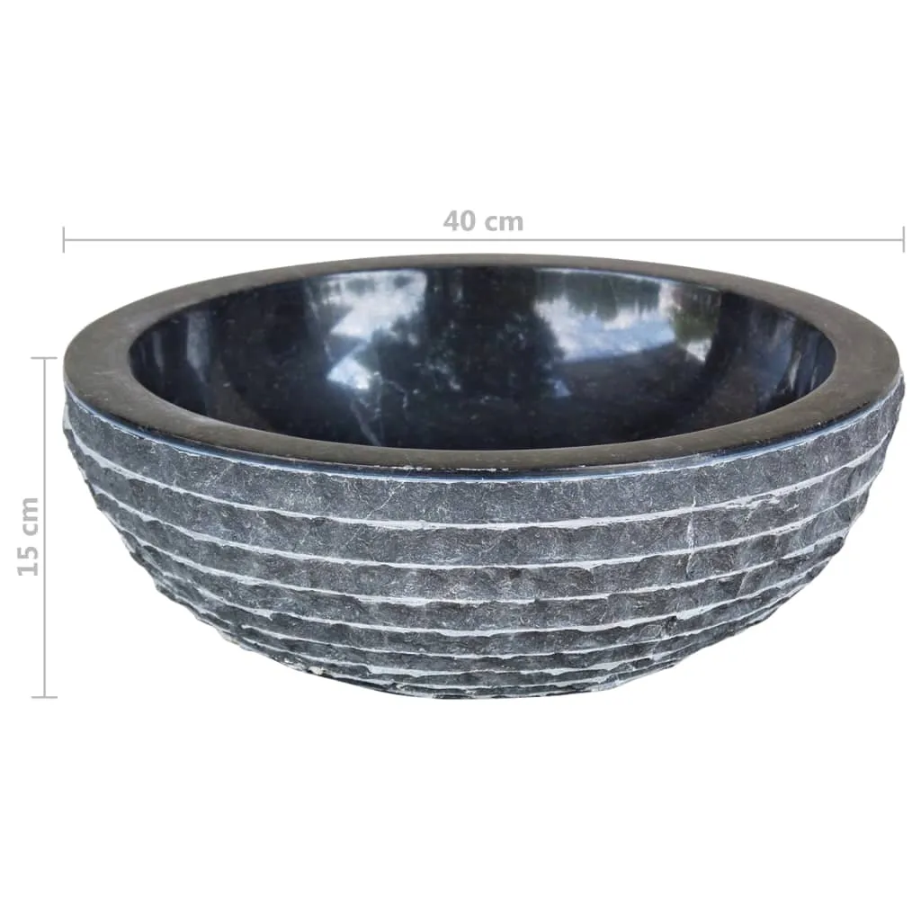 umywalka-marmurowa-40-cm-czarny-stan-nowy