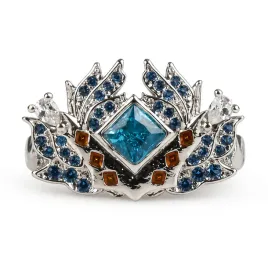 sapphire-or-adjustable-size-or-metal-or-pierscien-gamingowy-or-monster-hunter