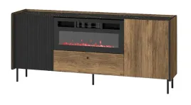 nowoczesny-komoda-duza-z-kominkiem-2d1sz-180-cm-orzech-prestim-dl