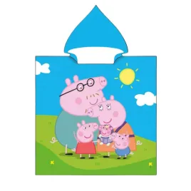 recznik-szybkoschnacy-z-kapturem-ponczo-dla-dzieci-swinka-peppa-z-rodzina