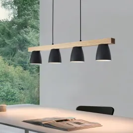 lampa-wiszaca-sufitowa-czarna-na-drewnie-4-klosze