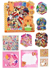 wyklejanka-scen-z-naklejkami-notes-kapibara-capybara