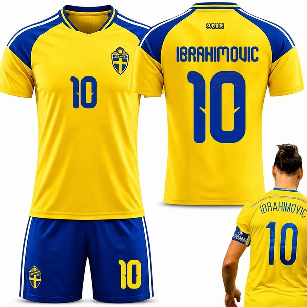 KOMPLET PIŁKARSKI KOSZULKA ZLATAN IBRAHIMOVIC SZWECJA UNIKAT