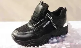 buty-sportowe-fashion-siatki-czarne-gruba-podeszwa-37