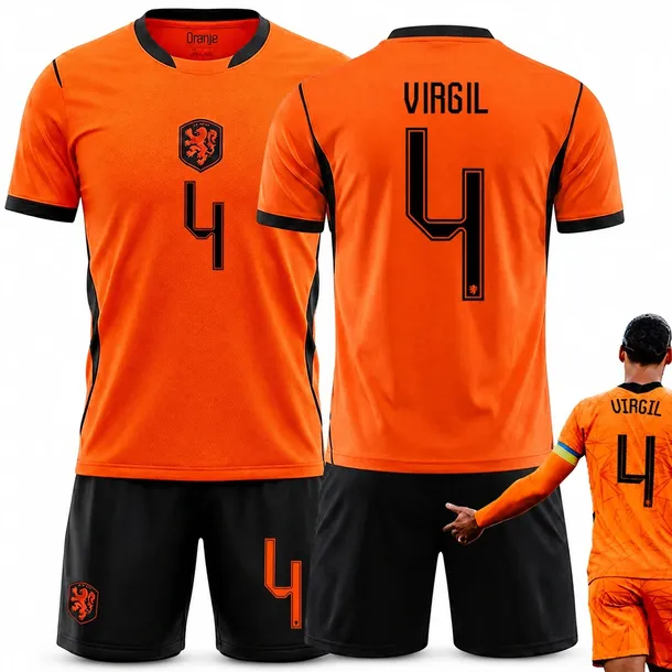 KOMPLET KOSZULKA VIRGIL VAN DIJK MISTRZOSTWA ŚWIATA 2026 HOLANDIA