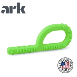gryzak-logopedyczny-ark-grabber-z-wypustkami-miekki-kolor-zielony-do-reki