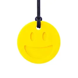 ark-smiley-face-gryzak-logopedyczny-bardzo-miekki-kolor-zolty-naszyjnik