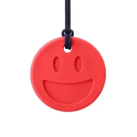 ark-smiley-face-gryzak-logopedyczny-bardzo-miekki-kolor-czerwony-naszyjnik