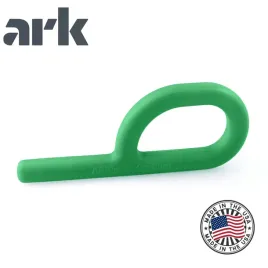 ark-grabber-gryzak-logopedyczny-gladki-twardy-kolor-ciemny-zielony-do-reki