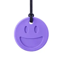 ark-smiley-face-gryzak-logopedyczny-twardy-kolor-fioletowy-naszyjnik