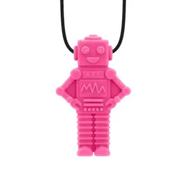 ark-robot-gryzak-logopedyczny-miekki-kolor-rozowy-naszyjnik