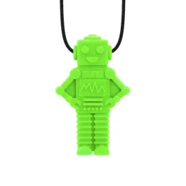 ark-robot-gryzak-logopedyczny-miekki-kolor-zielony-naszyjnik