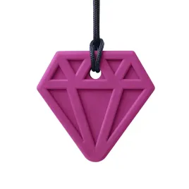ark-diament-gryzak-logopedyczny-bardzo-miekki-kolor-fuksja-naszyjnik