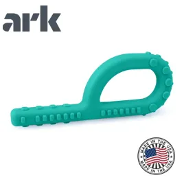 gryzak-logopedyczny-ark-grabber-z-wypustkami-miekki-kolor-turkusowy-do-reki