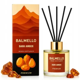 patyczki-zapachowe-dark-amber-do-domu-biura-120ml-balmello-eleganckie