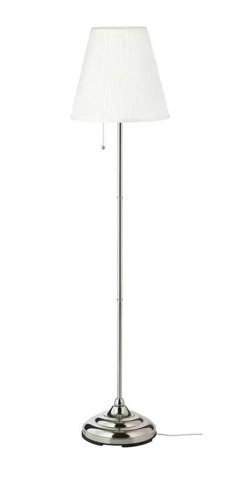 ikea-arstid-lampa-podlogowa-niklowano-bialy