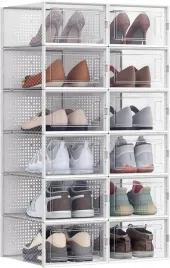 pudelka-na-buty-organizer-12-szt-skladane-plastikowe-ukladane-w-stos