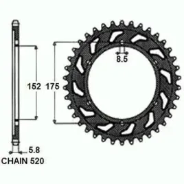 zebatka-napedzana-stalowa-sunstar-sunr1-3685-44