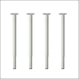 ikea-4x-olov-noga-regulowana-biala-stolu-biurka