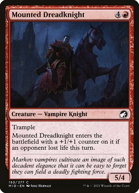 karta-magic-the-gathering-mounted-dreadknight-foil-wotc