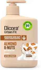 dicora-urban-fit-mydlo-do-rak-migdaly-i-orzechy-wloskie-500-ml