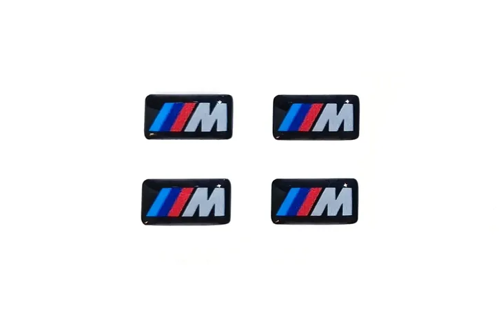 EMBLEMAT ZNACZEK NAKLEJKI REPERATÓRKA BMW M NA FELGI KOMPLET