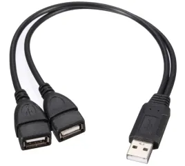 Zdjęcie produktu HUB ROZGAŁĘŹNIK USB DUAL 2xUSB ROZDZIELACZ