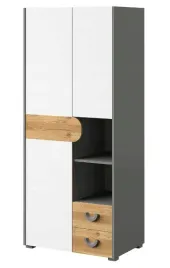 nowoczesna-szafa-2-drzwi-2-szuflady-grafit-80-cm-karo-dl