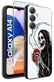 etui-do-samsung-a14-5g-wzory-or-silikonowe-matt-case-szklo-hartowane-9h