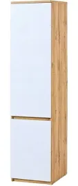 nowoczesna-szafa-waska-2-drzwi-dab-wotan-45-cm-arktica-dl-2-kolory