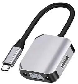 Zdjęcie produktu Adapter HUB USB C przejściówka adapter HDMI VGA