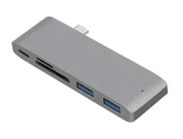 Zdjęcie produktu Adapter HUB USB C przejściówka rozgałęźnik microSD SD
