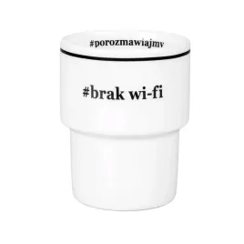 kubek-prl-bez-ucha-barowy-lubiana-300ml-z-napisem-brak-wifi-porozmawiajmy